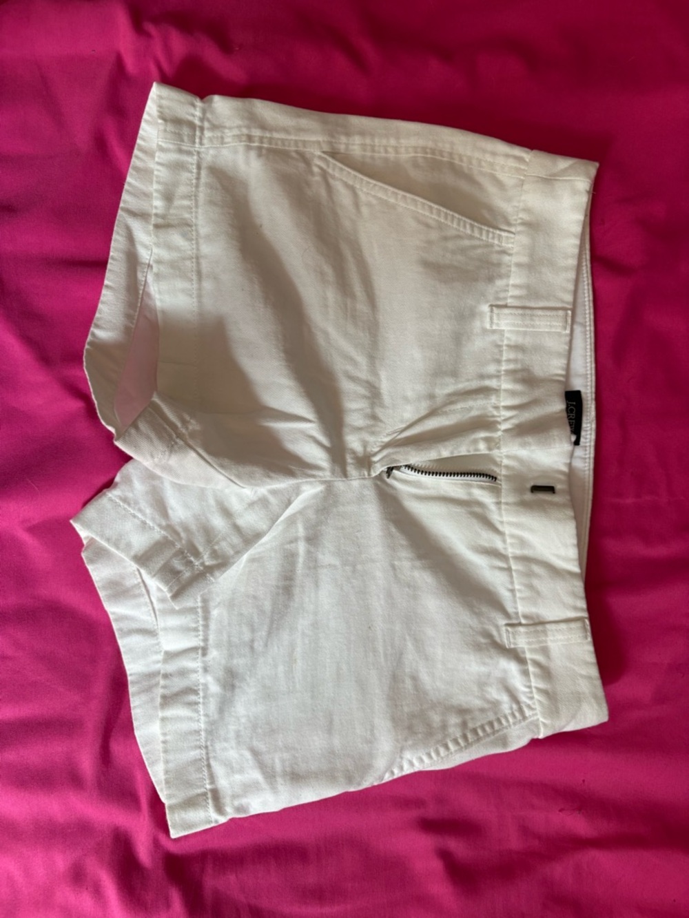 J. Crew White Women's Cotton Chino Shorts